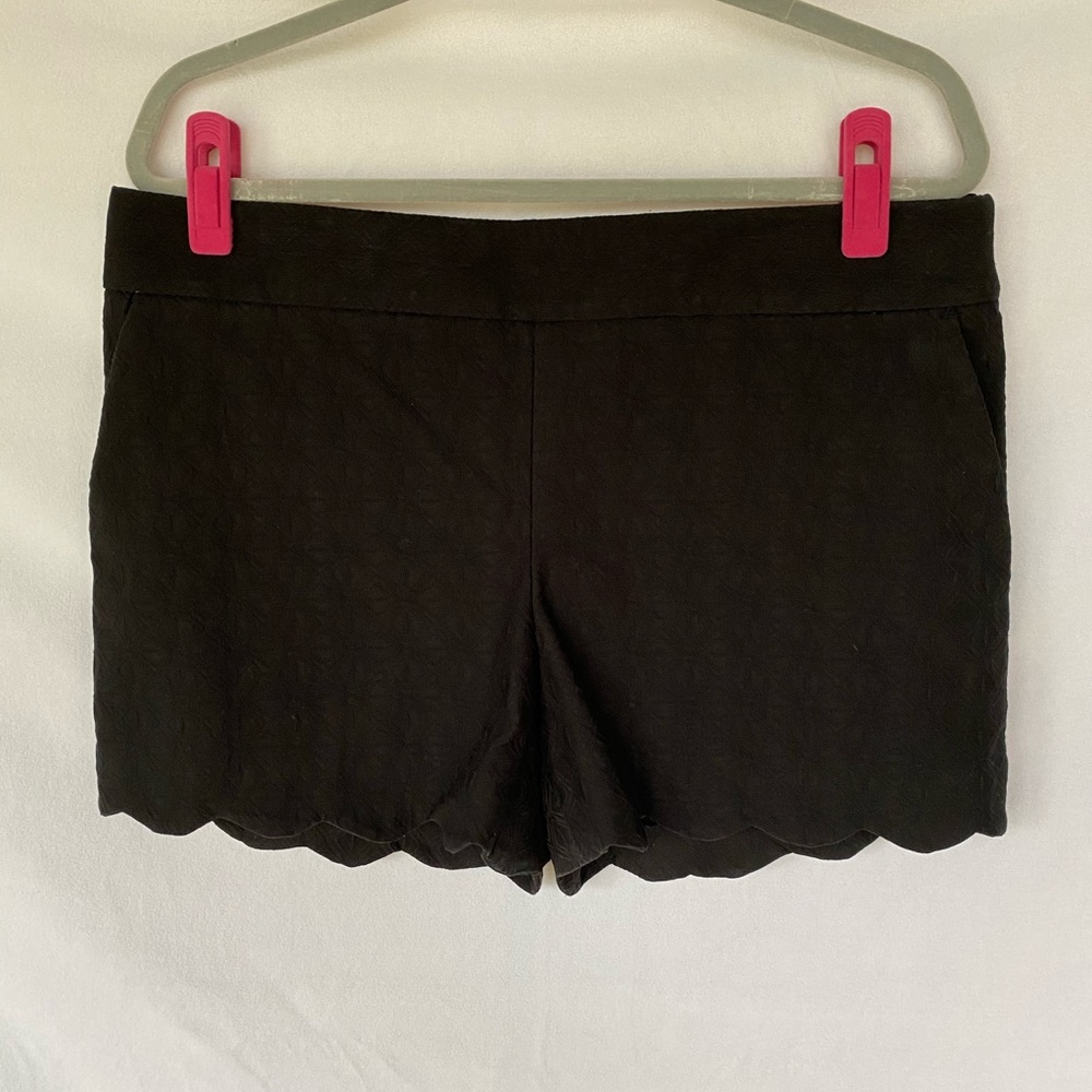 Loft Pattern Textured scalloped Riviera Shorts